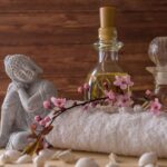 Vista panoramica della località termale con piscine e natura circostante, ideale per un breve relax.