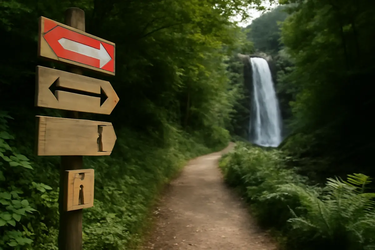 Quali sentieri portano alle cascate più belle dell’Appennino? Segnaletica e dritte utili